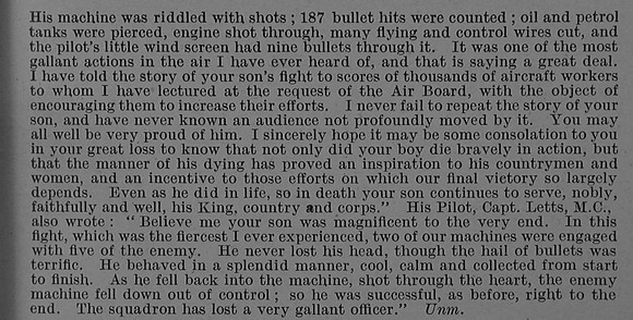 Collins H G Lt Royal Flying Corps Obit Part 2 De Ruvignys Roll Of Honour Vol 4