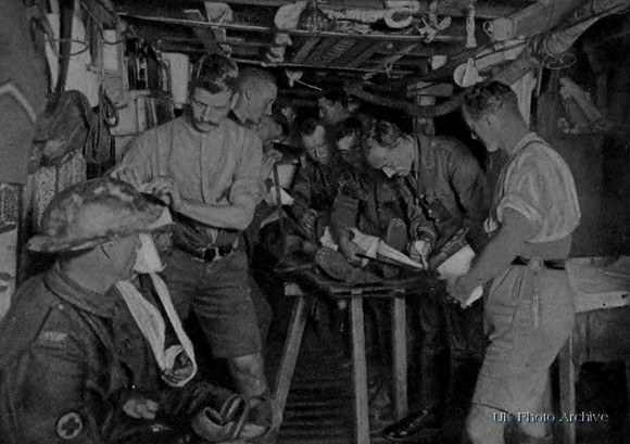 An Australian Advanced Dressing Station On The Western Front