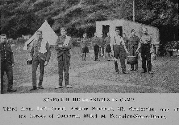 Sinclair A Cpl 4th Seaforth Highlanders The Sword Of The North Highland Memories Of The Great War - Dugald MacEchern