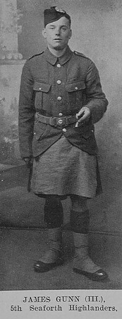 Gunn J Pte 5th Seaforth Highlanders The Sword Of The North Highland Memories Of The Great War - Dugald MacEchern