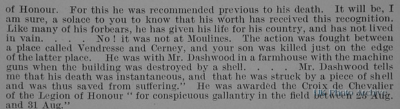Pelham H L Lt The Hon 2nd Royal Sussex Regiment Obit Part 4 De Ruvignys Roll Of Honour Vol 1