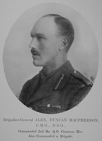 Macpherson A D Brig Gen CMG DSO 2nd Cameron Highlanders The Sword Of The North Highland Memories Of The Great War - Dugald MacEchern