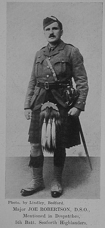 Robertson J Major DSO 5th Seaforth Highlanders The Sword Of The North Highland Memories Of The Great War - Dugald MacEchern