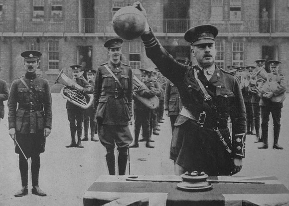 The Football Kicked By Captain Neville On The First Day Of The Battle Of The Somme