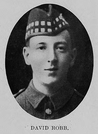 Robb D LCpl 7th Seaforth Highlanders St Andrews University Roll Of Honour