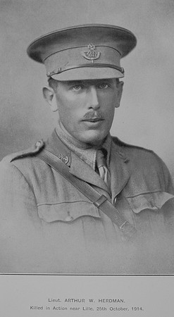 Herdman A W Lt 1st Kings Shropshire Light Infantry