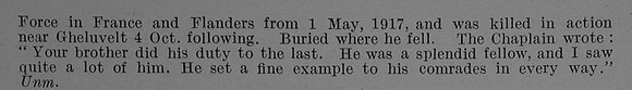 MacNab G Pte 27639 2nd Kings Own Scottish Borderers Obit Part 2 De Ruvignys Roll Of Honour Vol 4