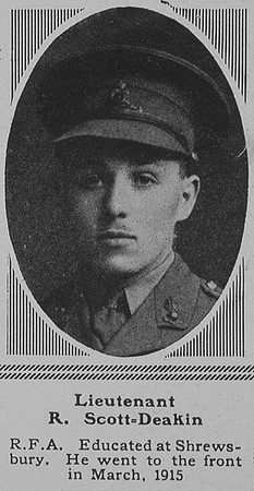 Scott-Deakin R Lt RFA The Sphere 15th Sep 1917