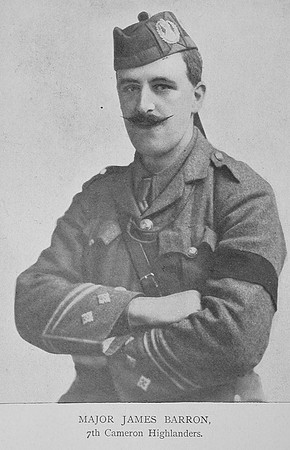 Barron J Major 7th Cameron Highlanders