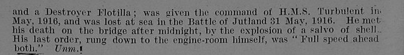 Stuart D Lt Comm H.M.S. Turbulent Royal Navy Obit Part 2 De Ruvignys Roll Of Honour Vol 3