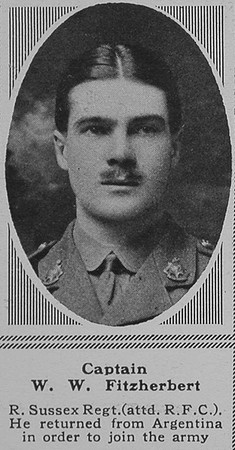 Fitzherbert W W Captain RFC The Sphere 3rd Nov 1917