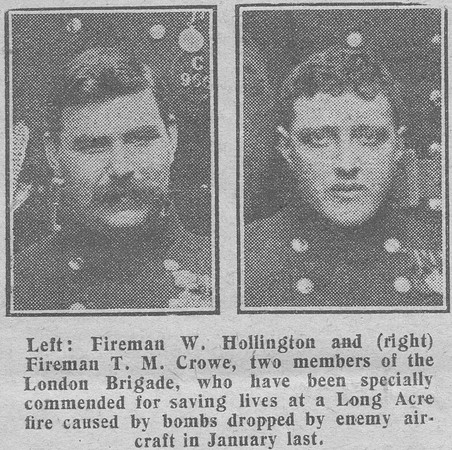 Hollington W Fireman The Graphic Dec 1918