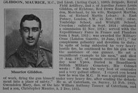 Gliddon M 2nd Lt MC Royal Field Artillery Obit De Ruvignys Roll Of Honour Vol 3