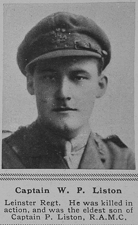 Liston W P Captain Leinster Regt The Sphere 18th May 1918