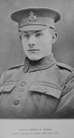 Dupree R E Rfn 554270 16th London Regiment