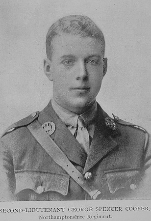 Cooper G S 2nd Lt Northamptonshire Regiment