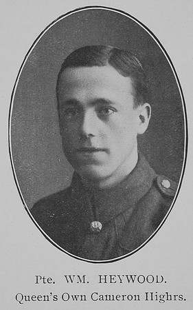 Heywood W Pte Cameron Highlanders William Graham Company