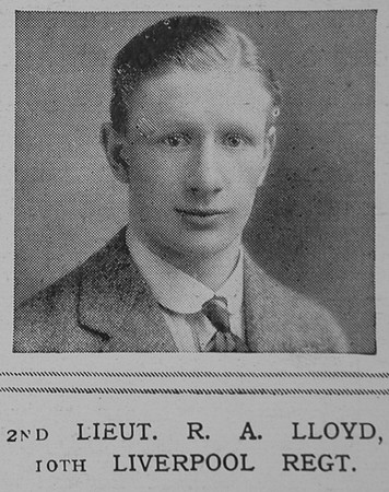 Lloyd R A 2nd Lt 10th Kings Liverpool Regiment The Illustrated London News 29th May 1915
