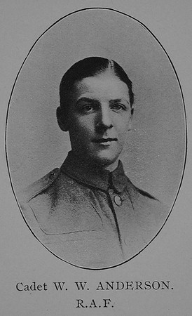 Anderson W W Cadet Royal Air Force William Graham And Company Record Of The Great War 1914-1919
