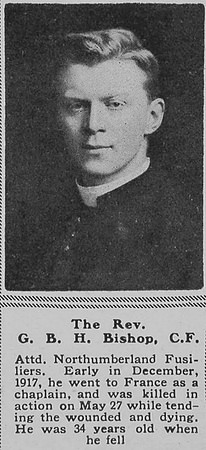 Bishop G B H Rev Army Chaplain The Sphere 3rd Aug 1918