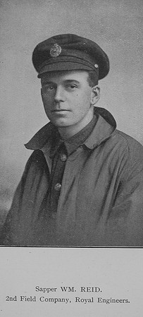 Reid W Sapper Royal Engineers William Graham Co Roll Of Honour