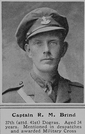 Brind R M Captain Indian Army The Sphere 19th Feb 1916