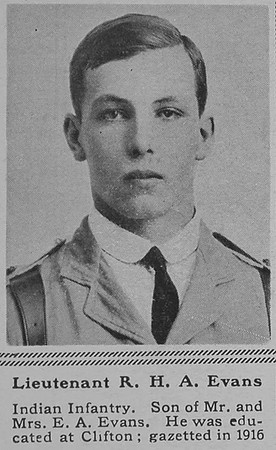 Evans R H A Lt Indian Army The Sphere 29th Dec 1917