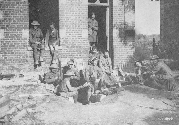 Royal Highlanders Of Canada In Reserve Near Lens