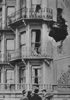 Houses In Scarborough Damaged By Naval Bombardment