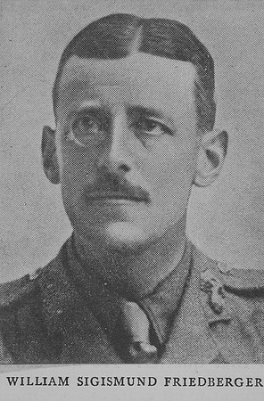 Friedberger W S Captain 5th Attd 3rd Royal Fusiliers