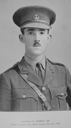 Ide T N 2nd Lt 2nd Essex Regiment