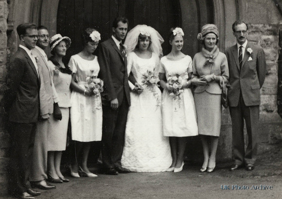 A 1960s Wedding The Family Group