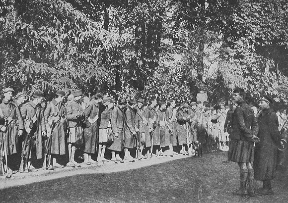 The London Scottish Roll Call After The Charge At Messines 31st Oct 1914