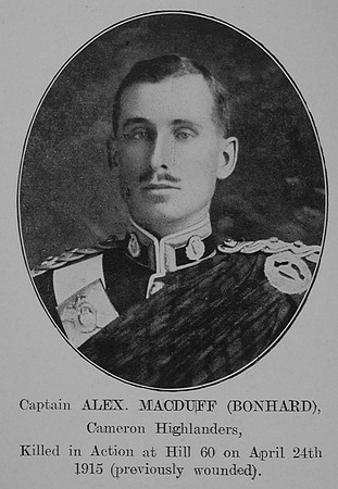 MacDuff A Captain 2nd Cameron Highlanders The Sword Of The North Highland Memories Of The Great War - Dugald MacEchern