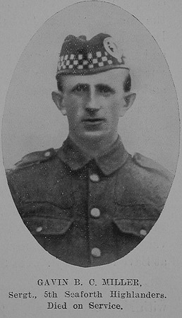 Miller G B C Sergt 2373 5th Seaforth Highlanders The Sword Of The North Highland Memories Of The Great War - Dugald MacEchern