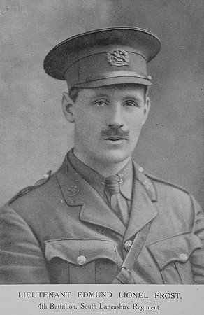 Frost E L Lt 4th South Lancs Regiment