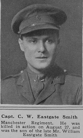 Eastgate-Smith C W Captain 2nd Manchester Regt The Sphere 28th Sep 1918