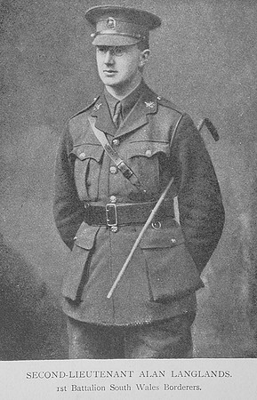 Langlands A 2nd Lt 1st South Wales Borderers