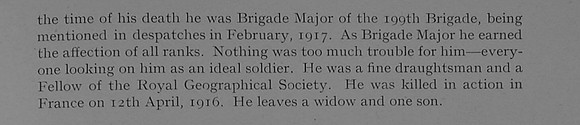 Gordon-Steward C W Major Northumberland Fusiliers Obit Part 2 Dulwich College Roll Of Honour Vol 4