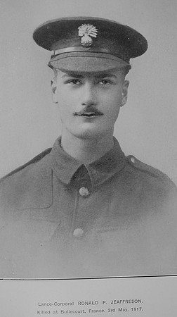 Jeaffreson R P Cpl 5019 2nd Honourable Artillery Company
