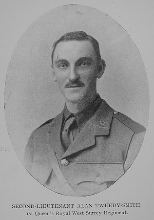 Tweedy-Smith A 2nd Lt 1st Queens Royal West Surrey Regiment