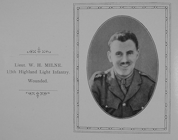 Milne W H Lt 5th Highland Light Infantry William Graham And Company Record In The Great War