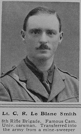 Le Blanc-Smith C R Lt 8th Rifle Brigade The Sphere 29th Jan 1916