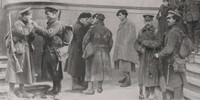 Soldiers Home On Leave At Waterloo Station