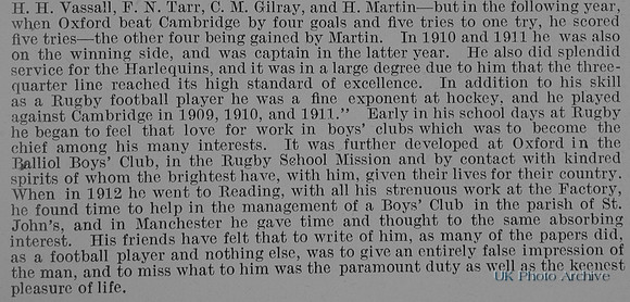 Palmer R W P Lt 4th Berkshire Regiment Obit Part 4 De Ruvignys Roll Of Honour Vol 1