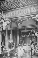 Edward VII Lying In State In The Throne Room Of Buckingham Palace 1910