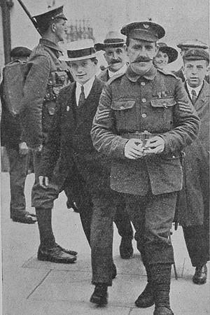 Ormsby J W Sergt VC Kings Own Yorkshire Light Infantry Leaving Buckingham Palace After Receiving His VC