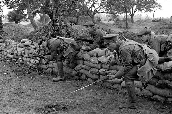A Listening Post Leaving A Trench