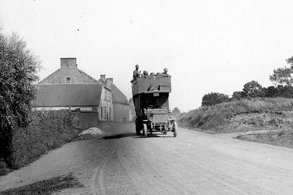 A London Motor Bus Carrying Indian Soldiers in France.