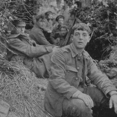 British Soldiers In A Trench Near Le Bassee